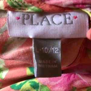Girls Children’s Place size 10-12 floral print romper